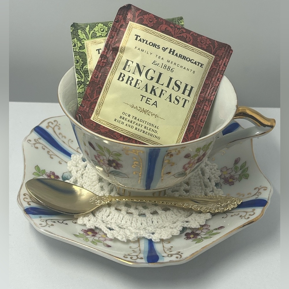 Vintage UCAGCO Teacup and Saucer Gift Set